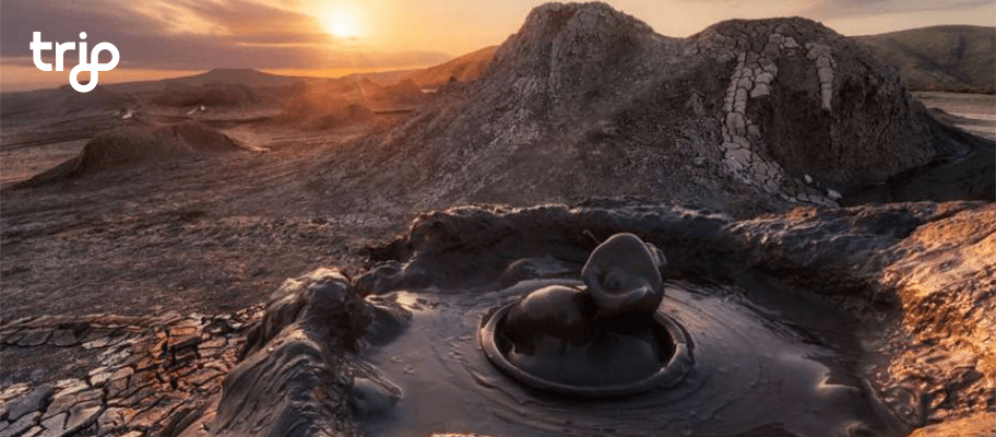 Volcanic Mud Bath in Azerbaijan: Healing Palchig Volcano Spa Experience